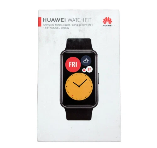 Relojes inteligente Estuche de Aluminio Huawei Watch Banda de Goma