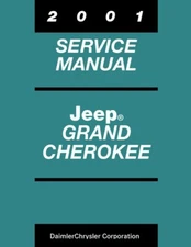 2001 Jeep Grand Cherokee Shop Service Repair Manual Book Engine Drivetrain OEM