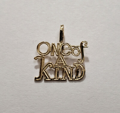 Neu 14k Gelbgold ''Unikat'' Charm Anhänger