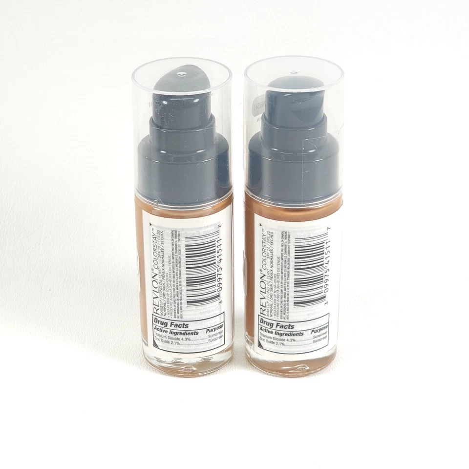 2 Revlon ColorStay Matte Foundation for Normal / Dry Skin, 400 Caramel NOS NEW - Image 2 of 2