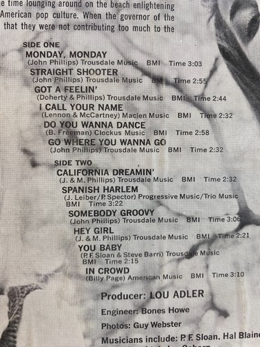 The Mama's & The Papa's ~ If You Can Believe Your Eyes And Ears ~ Vinyl ~ MONO~ - Imagen 3 de 8
