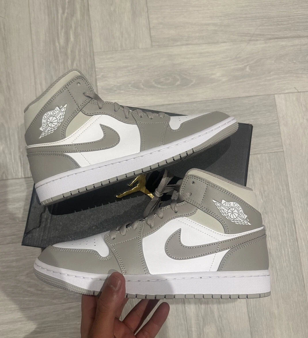 Nike Air Jordan 1 Mid Linen UK 8 US9