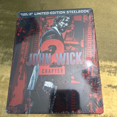 JOHN WICK Chapter 2 LE Steelbook Blu-ray Best Buy Exclusive w/ STEELBOOK PROTECT