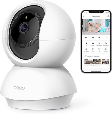Tapo TP-Link C200 360°-WLAN-Überwachungs-Kamera für den Innenbereich, FHD 1080P