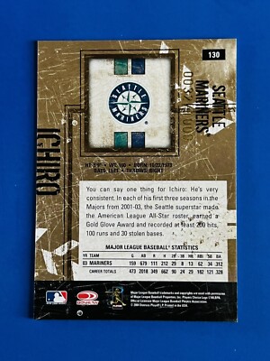 2004 Donruss Leather & Lumber - Ichiro Suzuki #130 Black & White