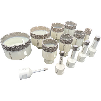 M14 Diamantbohrkrone Fliesenbohrer Diamantbohrer 5-68 mm für Winkelschleifer