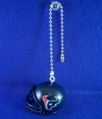 HOUSTON TEXANS HELMET LIGHT PULL 2001 MINI NFL 6'' CHAIN EASY CONNECT 
