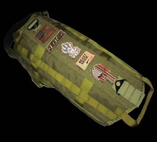 TACTICAL DOG VEST HARNESS CANINE MOLLE ARMY MILITARY PATCH OLIVE GREEN