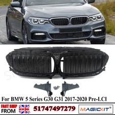 For BMW G30 G31 2017-2020 Pre-LCI Front Upper Radiator Grille Active Air Shutter