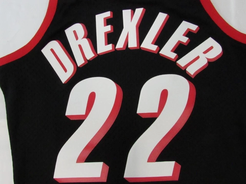 Мужская футболка свингмена Mitchell & Ness 91-92 Clyde Drexler No22 Trail Blazers - Изображение 4 из 4