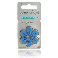 60 Cochlear Implant Plus Batteries By Power One Size 675 Expiry in June 2028