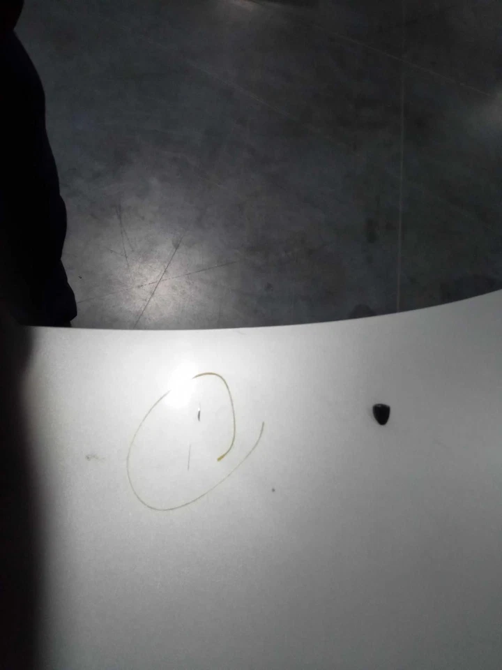 2015 Mitsubishi Outlander Sport OEM Silver Hood Panel 112k Miles - Изображение 2 из 3