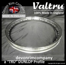TRI6-18-VT 18" Stainless Wheel Rim Triumph Tiger Cub & BSA Bantam Half Width Hub