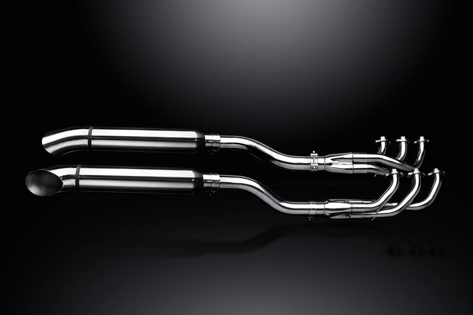 Silenciadores de escape completo de acero inoxidable 6-2 16" Honda F6C Valkyrie 1997-2004 Foto 2 de 4