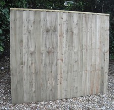 Heavy Duty Wooden Fence Panels 6 x 5 Tantalised Pressure Treated Feather Edge