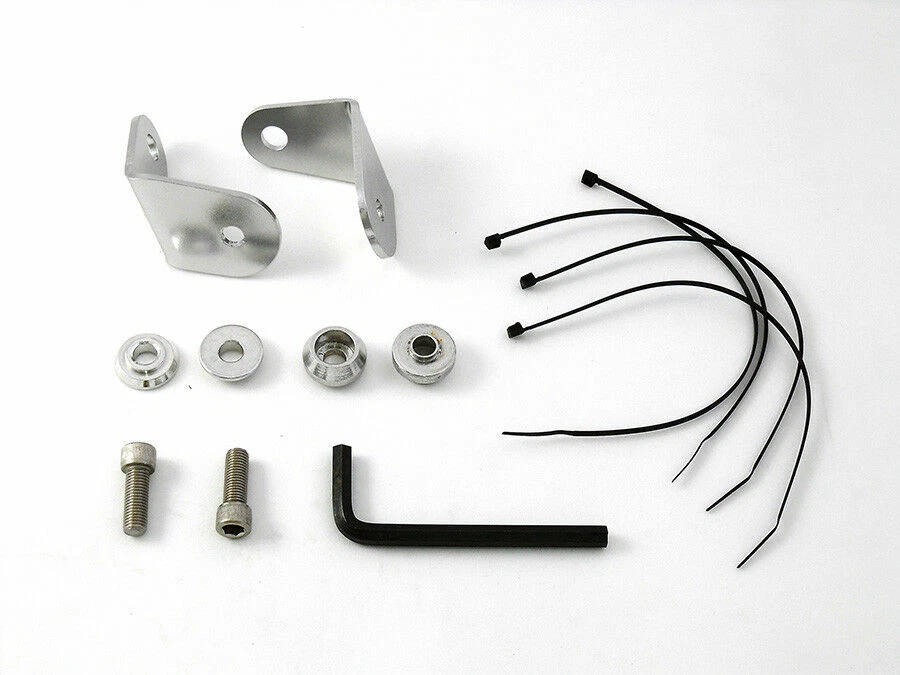 Front Turn Signal Relocation Kit for Harley Davidson by V-Twin