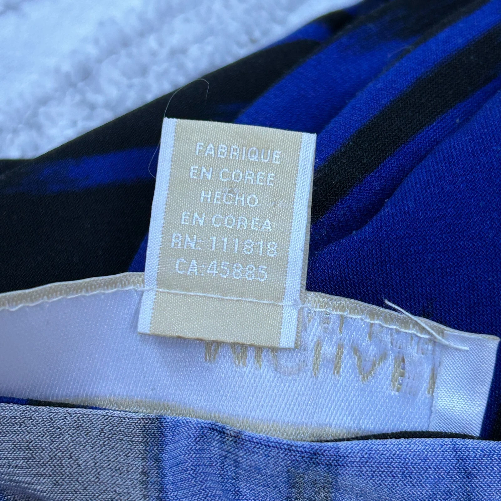 Michael Kors Mini Abito Tubino Donna Manica Lunga Ikat Dark Zurite Small