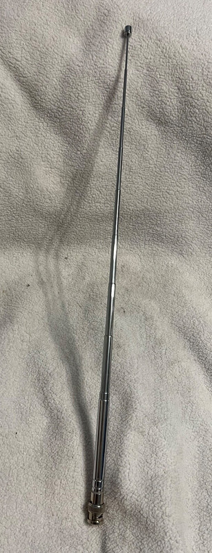 Used Ham Radio Antenna 4.5"-20" Coaxial Screw end metal collapsable