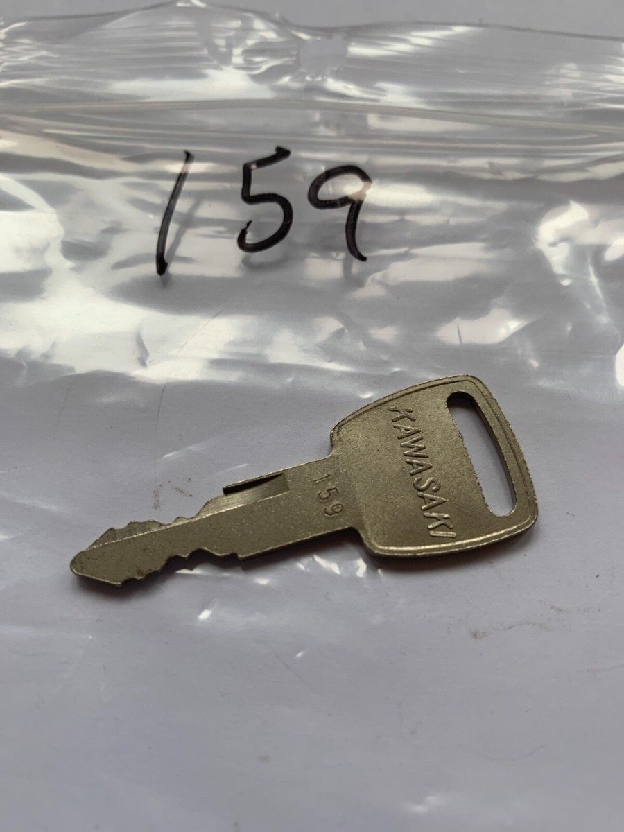 New Nos Kawasaki motorcycle key 159 dirt bike ignition neck lock