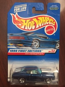 hot wheels 1999 first editions 1970 chevelle ss