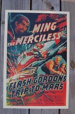 Flash Gordon Trip to Mars Lobby Card Movie Poster Chapter 12 Larry Buster Crabbe