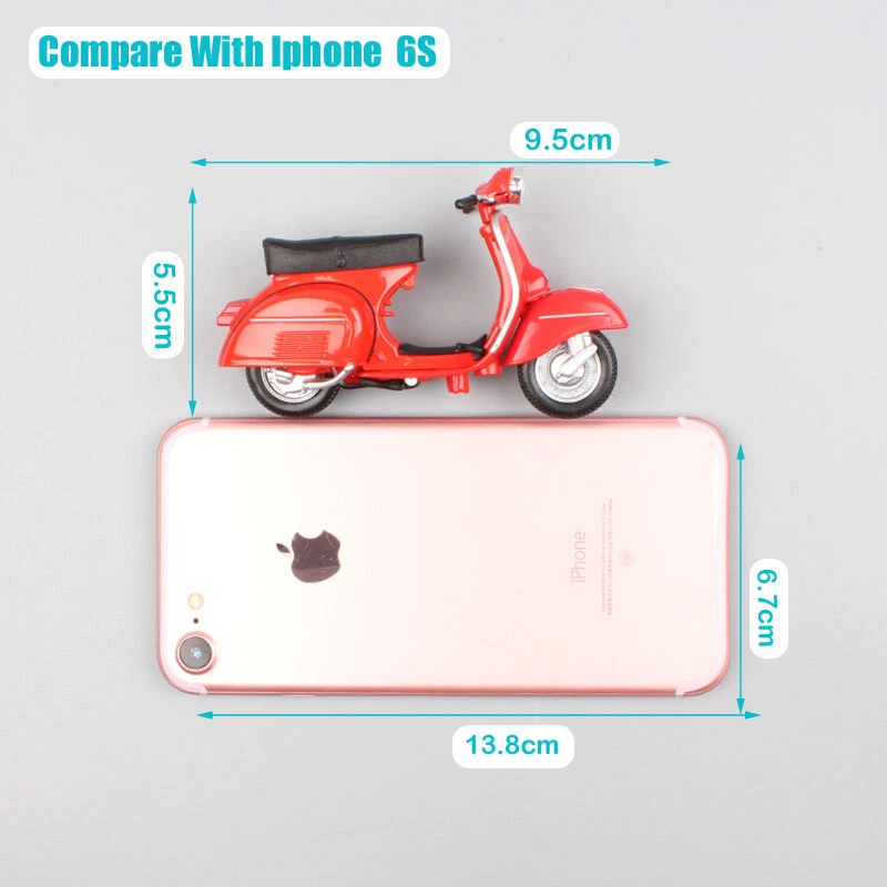 1/18 scale mini maisto Vespa GTR 1968 scooter motorcycle diecast toy bike models - Image 3 of 4