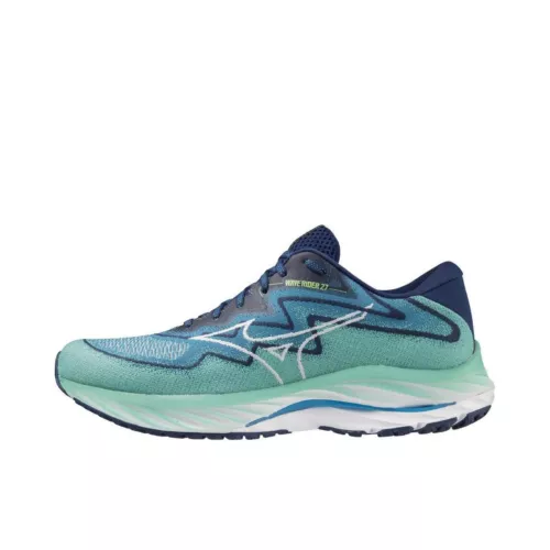 Uomo Donna Mizuno Wave Rider 27 Mesh Scarpe Da Corsa Professionali Traspiranti * - Foto 20 di 80