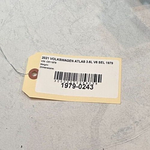 VOLKSWAGEN ATLAS 2018-2023 DASH DASHBOARD GLOVE BOX STORAGE COMPARTMENT OEM