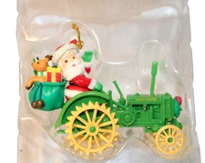 EUC Ensco John Deere Treasury Masterpiece Santa Christmas Holiday Ornament-G11