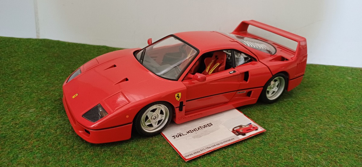 Ferrari F40 1/18スケールモデル 赤　burago イタリア製 Ferrari F40 1/18スケールモデル 赤 burago イタリア製 - メルカリ
