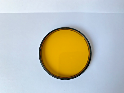 Yellow Light filter ZhS-18 for the lens. KMZ 55mm F=28. No. 010352