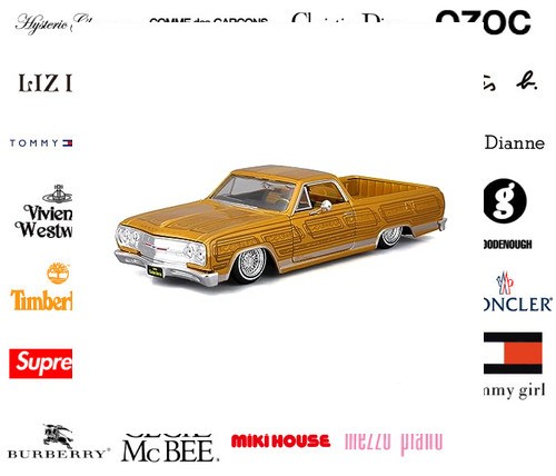 NEW] Maisto 1965 Chevrolet El Camino Lowrider Gold Metallic