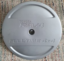 fixed price Genuine TOYOTA RAV 4 Silver Spare Wheel Centre Cover + fitting Clip