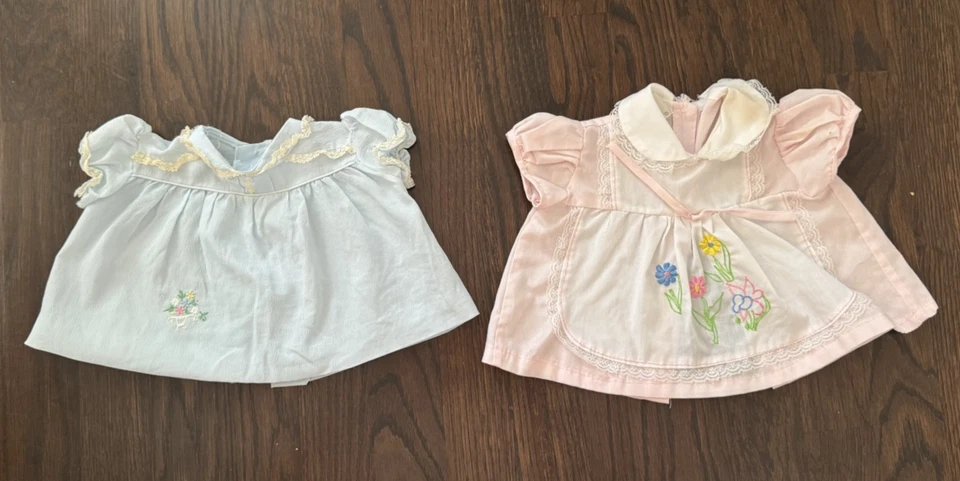 Lote De Colección De 5 Vestidos Bebé Niña o Muñeca Trajes Floral Primavera Recién Nacido-9m Foto 4 de 4