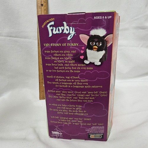 Vintage 1998 Original Furby White Snowball Model 70-800 NEW IN BOX. BS #22 - Afbeelding 6 van 8