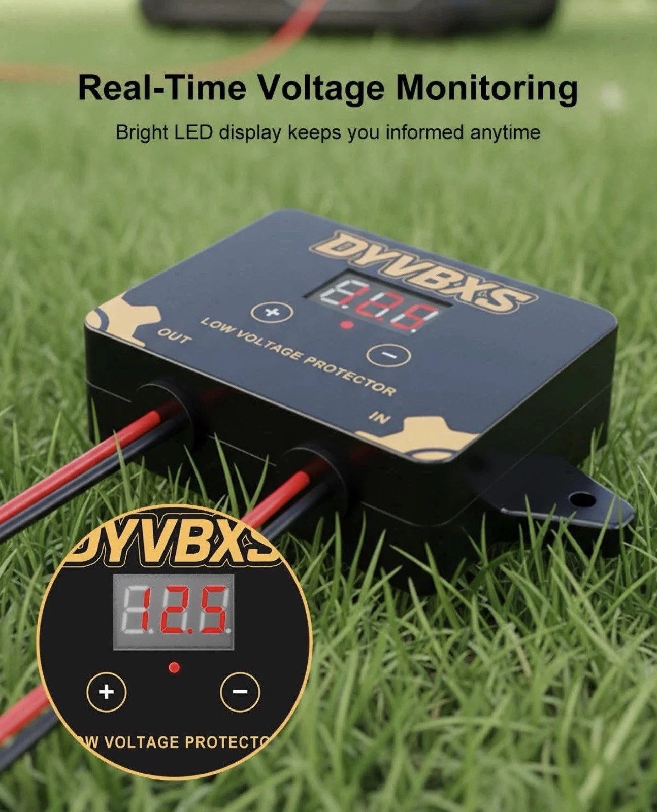 12V36V DC Low Voltage Protector Module LED Display Memory Function Relay image 2