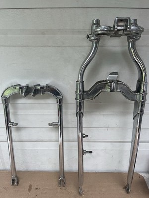 Harley-Davidson FX Softail Springer OEM Chrome Front End Fork Bent