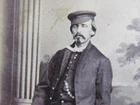 York Pennsylvania Civil War soldier wearing an unusual cap cdv photograph