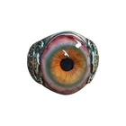 Eye Of The Curtain Ring Realistic Eyeball Design Rings Dark Lore Rings Gifts