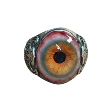 Adjustable Dark Lore Rings Eye Of The Curtain Ring Eyeball Design Rings Gifts