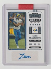 2022 NFL Contenders Lance McCutcheon Rookie Ticket RC Auto