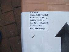 FUTTERROSINEN 20 KG- NEU