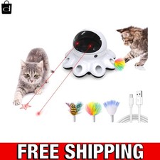 Interactive Motion Activated Laser Toy with Smart Sensor for Indoor Cats