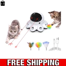 Interactive Motion Activated Laser Toy with Smart Sensor for Indoor Cats