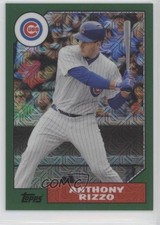 2017 Topps Silver Pack 1987 Design Chrome Green 49/175 Anthony Rizzo #87-ARI 9qd