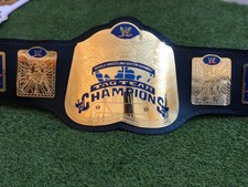 New World Tag Team Wrestling Championship Replica Title Belt Zinc Adult Size 2MM
