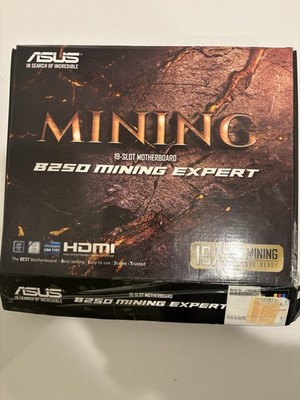 Asus B250 Mining Expert Motherboard Original Box NO CPU, NO RAM