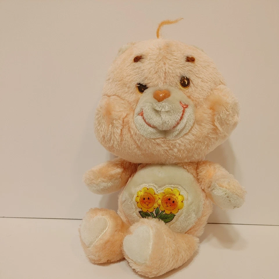 Peluche Care Bear Vintage Kenner Friend Bear 1983 Color melocotón Foto 2 de 4