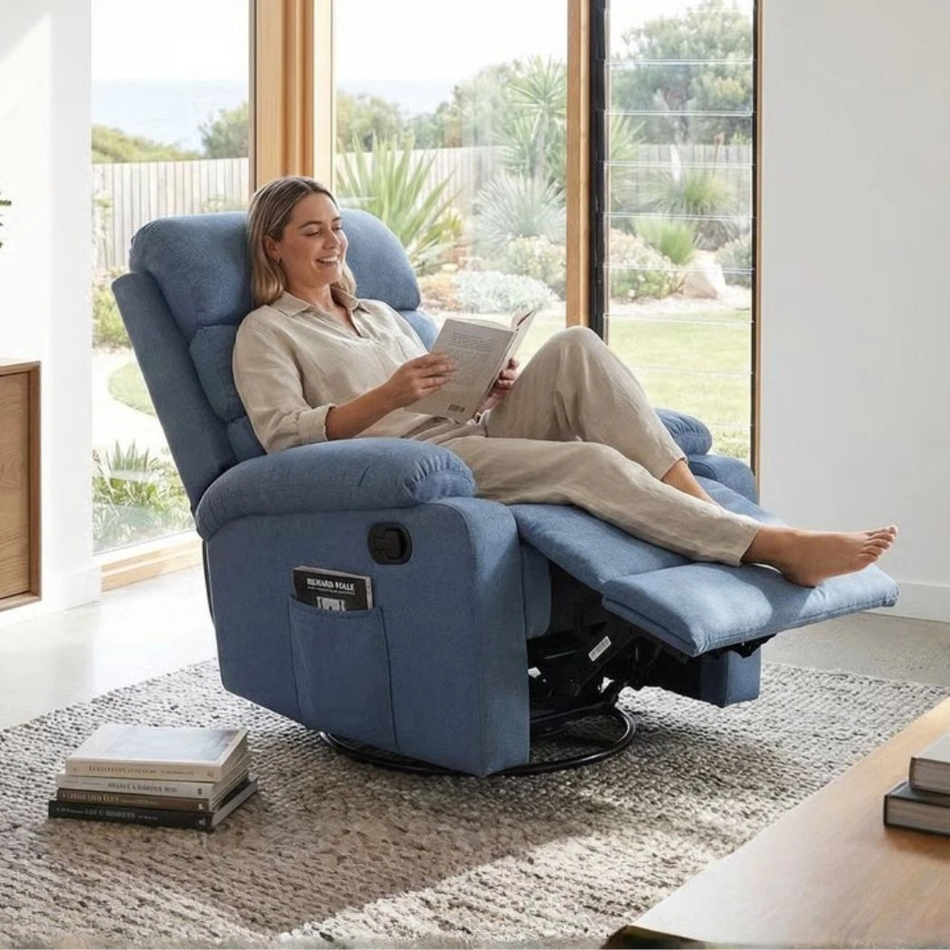 Levede Massage Chair Recliner Chairs Heated Lounge Sofa Armchair 360 Swivel