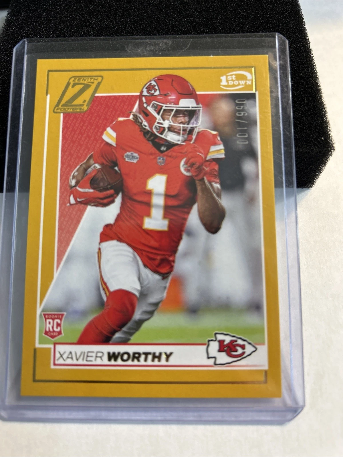 Xavier Worthy Panini Zenith #200 3rd Down